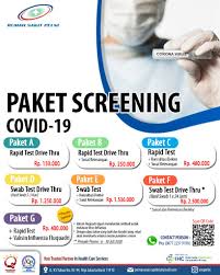 Skrining Covid 19 Swab Pcr Rapid Test Rs Pelni