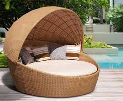 Oyster Wicker Rattan Daybed Daybed Canopy Canopy Outdoor Canopy Bedroom
