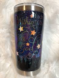 Northern Lights Tumbler Stainless Steel Tumblers Tumbler Epoxy Finish
