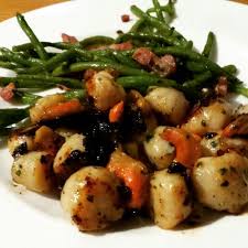 Coquilles Saint Jacques Et Haricots Verts Sautes Recettes De Cuisine Haricots Verts Sautes Haricots Verts
