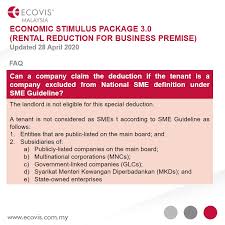 Ecovis Malaysia Economic Stimulus Package 3 0 Faq Facebook