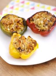 Poivrons Farcis Au Quinoa Et Aux Legumes Recette Poivrons Farcis Au Quinoa Recette Poivron Farci Poivrons Farcis