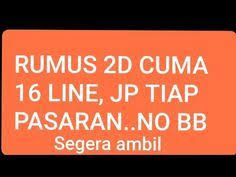 Trik Sakti 2d 16 Line Tanpa Bb Jp Setiap Pasaran Youtube Belajar Menghitung Permainan Angka Buku