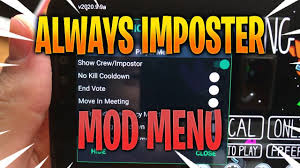 Among Us Mod Menu Android Ios Always Imposter No Kill Cooldown Amo Mod Imposter Hacks
