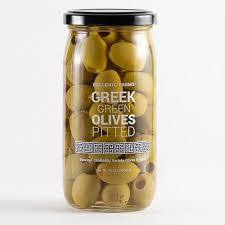 Greek Green Olives Pitted From Hellenic Farms Green Olives Greek Olives Olive