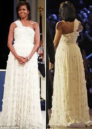 There was the red narciso rodriguez dress michelle obama wore to give her final address, mirroring the style she wore on election night in 2008 by the same designer. Fashion Flashback Michelle Obama S 2008 Inaugural Gown