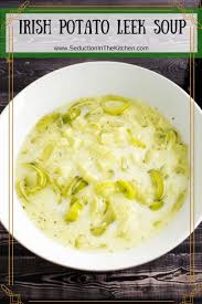 Irish Potato Leek Soup Is A Creamy Potato Soup That Uses Leeks But Also Is Flavored With Dill A Recipe Via S Leek Soup Potato Leek Soup Easy Potato Leek Soup