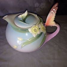 Item Image Tea Pots Butterfly Teapot Fine Porcelain