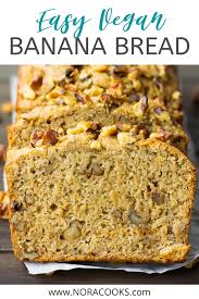 Easy Vegan Banana Bread Nora Cooks Vegan Banana Bread Recipe Vegan Banana Bread Easy Vegan Banana Bread