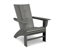 Polywood Modern Curve Back Adirondack Polywood Durable Chairs Modern