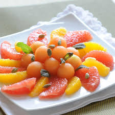 Salade De Melon Et Agrumes Recettes Recette Salade Melon Salade De Fruits Facile Recettes De Cuisine
