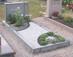 Modern Grave Design With Gravel Design Grave Gravel Modern Cemetery Decorations Grave Decorations Cemetary Decorations