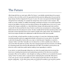 Drama Stimulus The Future Gcse Drama Marked By Teachers Com
