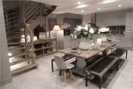 Cuisine Ouverte Sur Salon Et Salle A Manger Moderne Deco Deco Salle A Manger Salle A Manger Moderne Salle A Manger Cuisine