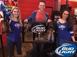 Lucky Guy With A Cool Bud Light Mirror Buffalophils Beerlovesttown Mirror With Lights Bud Light Tuscaloosa
