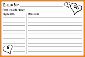 Editable Recipe Card Template New 5 Free Editable Recipe Card Templates For Microsoft Recipe Cards Printable Free Recipe Cards Template Printable Recipe Cards