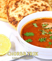 Chorba Frik Soupe Algerienne Au Ble Vert Concasse Recette Chorba Frik Recettes De Cuisine Chorba