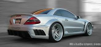 Mercedes Sl With Misha Design Wide Body Kit Mercedes Sl500 Mercedes Clk Benz