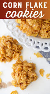 Corn Flake Cookies No Bake Peanut Butter Cornflake Cookies Recipe Cornflake Cookies Peanut Butter Cornflake Cookies Flake Recipes