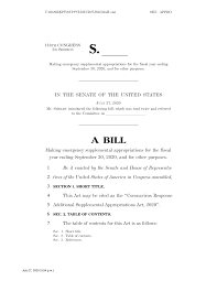 Https Www Appropriations Senate Gov Download Phase Iv Coronavirus Emergency Supplemental Bill Text