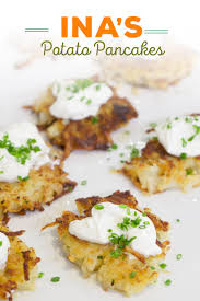 Ina Garten Reveals Her Spud Tastic Secret To Perfect Potato Pancakes Recipe Potato Pancakes Food Network Recipes Ina Garten