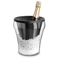 Seau A Champagne En Verre Poche En Silicone D 26 5cm Dry Cool Chef Et Sommelier