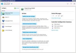 Ssa Smart Storage Administrator Replaces Acu Array Configuration Utility Bitcon It Consultants