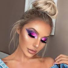 Purple Butterfly Eyeshadow Look Creative Makeup Looks Festival Eye Makeup Festival Makeup Glitter
