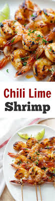 Chili Lime Shrimp Juicy And Succulent Shrimp Marinated With Chili And Lime And Grill Baked To Perfection Recettes De Cuisine Recette Poisson Crevette Recette