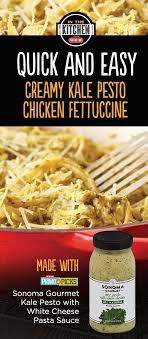 Creamy Kale Pesto Chicken Fettuccine Recipe From H E B Recipe Kale Pesto White Cheddar Recipes Pesto Chicken