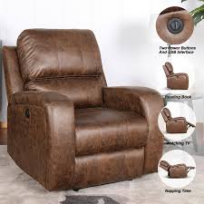 Power Recliner Chair With Usb Push Button Deep Cushions Sleeping Reclining Sofa Sofas Living Room Idea Recliner Chair Power Recliner Chair Living Room Sofa