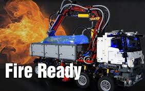 Fire Ready Lego Technic 42043 Mercedes Benz Arocs 3245 Mod 9 Youtube Fire Ready Lego Technic Mercedes Benz