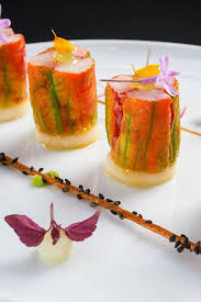 Fleurs De Courgette Enrobee De Langouste Courgette Flowers Wrapped Around Lobster Food Plating Amazing Food Creative Food