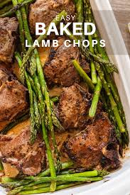 Easy Baked Lamb Chop Recipe With Mint Chimichurri Recipe In 2020 Baked Lamb Chops Recipe Lamb Chop Recipes Baked Lamb Chops