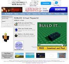 Roblox Website In 2008 Roblox Web Design Timeline