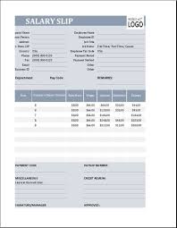 Salary Slip Templates 19 Free Printable Ms Docs Xlsx Payroll Template Business Proposal Sample Template Printable