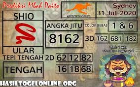 Prediksi Togel Sydney 31 Juli 2020 Sydney Taiwan 15 Agustus