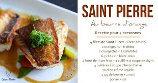 Recette De Saint Pierre Au Beurre D Orange Saint Pierre Recette Poisson Recette