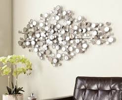 Round Metal Wall Decor Oversized Chrome Mirror Sculpture Extra Large Geometric Harperblvd Metal Wall Sculpture Wall Sculpture Art Wall Sculptures