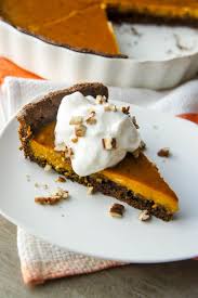 Pumpkin Tart With A Ginger Cookie Crust This Beauty Is Dairy Free And Gluten Free So Everyone Can Enjoy This Hol Pumpkin Tarts Ginger Cookies How Sweet Eats