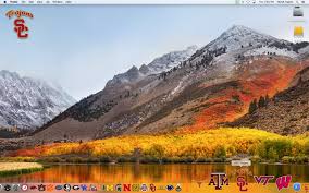 Front Of The 2018 Usc Trojans Football Schedule Mac App On Your Desktop Download Yours At Http 2thumbzmac C Atualizacoes Papel De Parede Mac Planos De Fundo