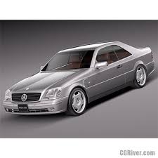 Mercedes Benz Cl500 C140 1993 1998 3d Model Cgriver Voiture Mercedes Mercedes Voiture