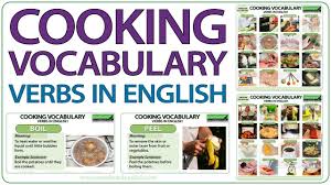 Cooking Vocabulary In English Cooking Verbs Cooking Recipes Vocabulary English Learnenglish Esol Esl English Vocabulary Vocabulary English Verbs