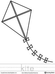Kite Coloring Page And Word Tracing Frog Coloring Pages Apple Coloring Pages Coloring Pages