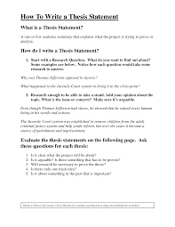 Writing A Thesis Statement Thesis Statement Thesis Statement Examples Writing A Thesis Statement