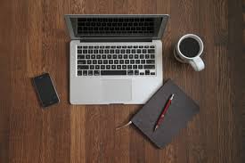 Macbook Laptop With Iphone Coffee Journal Good Stock Photos Fun Website Design Freelance Web Design Web Design