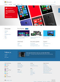 Microsoft Tech Mobile Web Design Web Design Creative Website Design