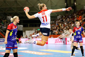 Handball (also known as team handball, european handball or olympic handball) is a team sport in which two teams of seven players each (six outcourt players and a goalkeeper). Disappointing 4th Place For Norwegian Women In Handball World Cup The Norwegian American