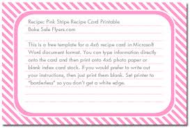 Pin By Deanne Swarmer On Perfectly Printable Freebies Recipe Cards Template Card Templates Printable Postcard Template