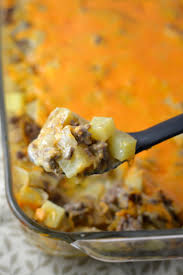 Ground Beef And Potato Casserole A Taste Of Madness Recipe Ground Beef And Potatoes Potatoe Casserole Recipes Chicken Recipes Casserole